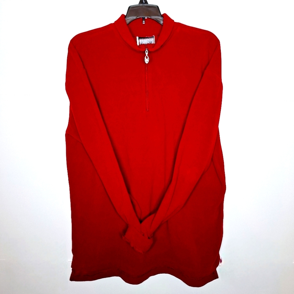 Spyder quarter zip pullover fleece size large.